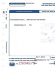 Recibo de reposición de aviso de cobro